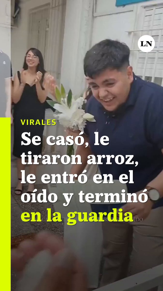 Un episodio fuera de lo común signó un casamiento en un Registro Civil de Lomas de Zamora y se volvió viral en las redes sociales. Una pareja contrajo matrimonio ante un juez de paz y, a la salida, fueron felicitados por sus seres queridos. Como es costumbre, les arrojaron arroz para sellar la buena suerte de los cónyuges. Sin embargo, luego el novio tuvo que asistir a la guardia porque un grano le entró en la oreja. El tragicómico momento fue grabado y compartido en TikTok por una usuaria llamada Cielo Agostina.