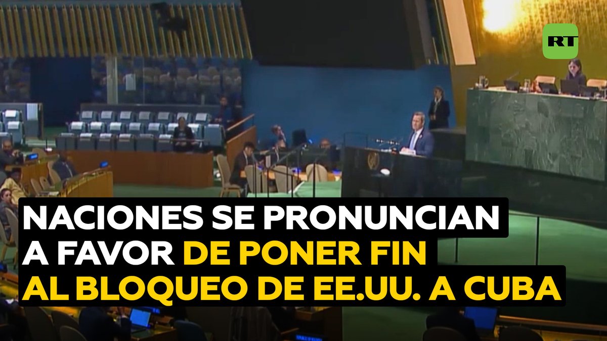 🇺🇸🇨🇺 Varias naciones se pronuncian a favor de poner fin al bloqueo de EE.UU. contra Cuba Díaz-Canel resalta que Cuba está luchando en dos frentes: contra el peligroso huracán Melissa y contra el bloqueo de EE.UU. La periodista internacional Helena Villar nos cuenta más.