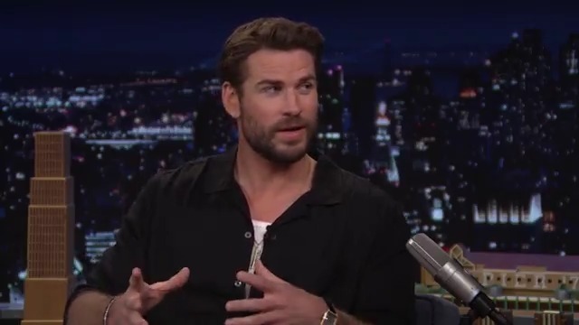 “I’m a total Swiftie now.” -Liam Hemsworth on going to #TSTheErasTour! Taylor Swift #FallonTonight