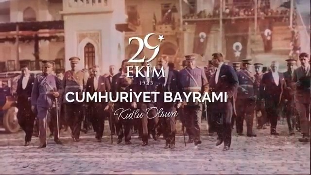 29 Ekim Cumhuriyet Bayramımız Kutlu Olsun!
