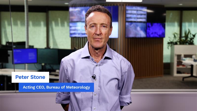 Dr Peter Stone, Bureau of Meteorology's acting Chief Executive Officer, shares some important information regarding the Bureau's new website.