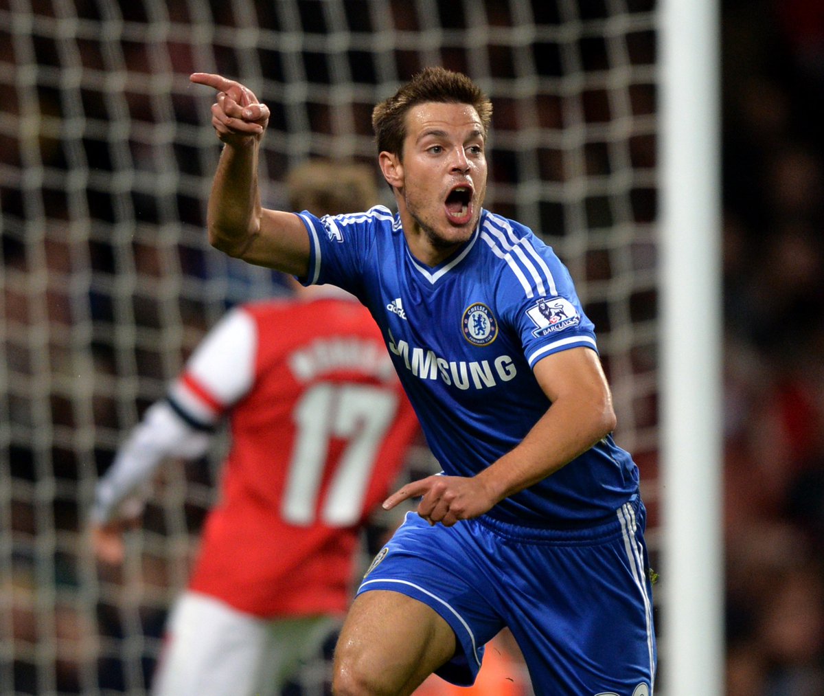 On This Day in 2013, Cesar Azpilicueta scored his first goal for the club against Arsenal 👏💙 César Azpilicueta
