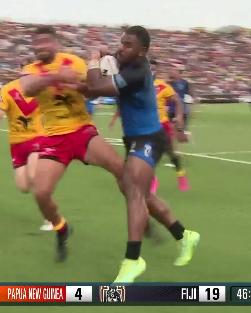 Maika Sivo brought the physicality when Fiji met PNG in the 2023 Pacific Championships! 😤
