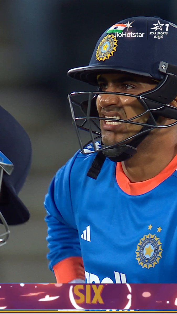 A CRACKING SIX BY SHUBMAN GILL. ๐