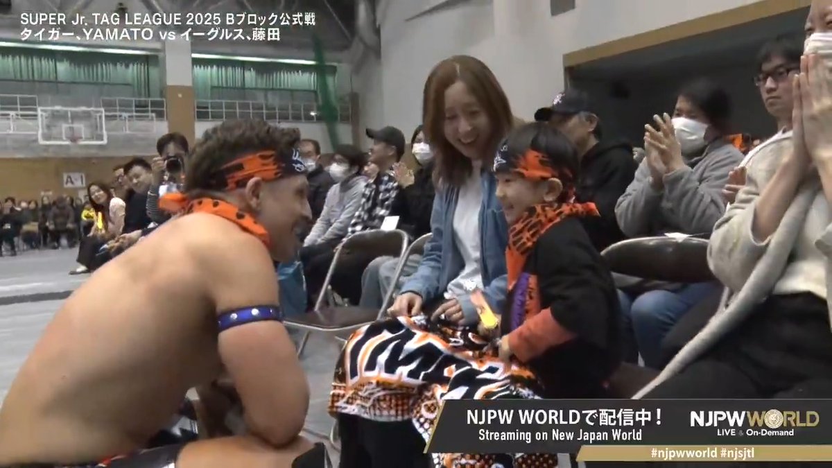 .Robbie Eagles &amp; Baby Eagles👦🟧 From the profile URL #NJPW #njpwworld #njsjtl