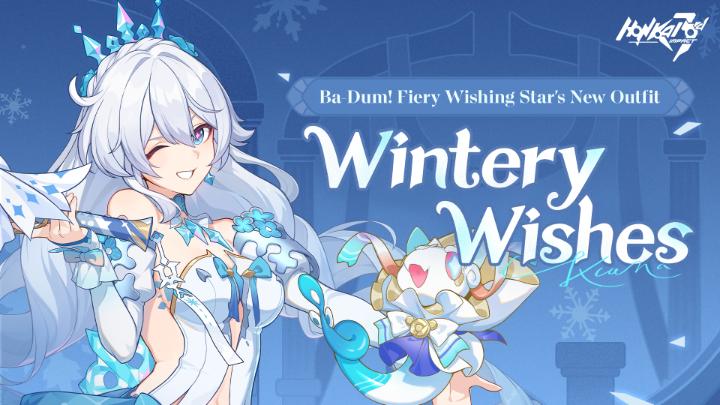 Ba-Dum! Fiery Wishing Star Outfit "Wintery Wishes" Debuts The girl took into her arms Rice Cake, coiled around the snowman's neck and already fast asleep, then extended an invitation to her friend. "Want to join me, Mei?" #Kiana #HiElysia #HonkaiImpact3rd