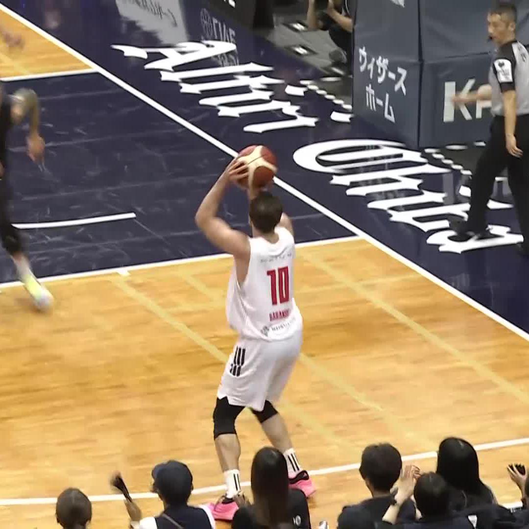 OT残り13.3秒、ここぞで決める🔥🔥🔥 我らがキャプテン ザック・バランスキー😤 #アルバルク東京 #GRITUP