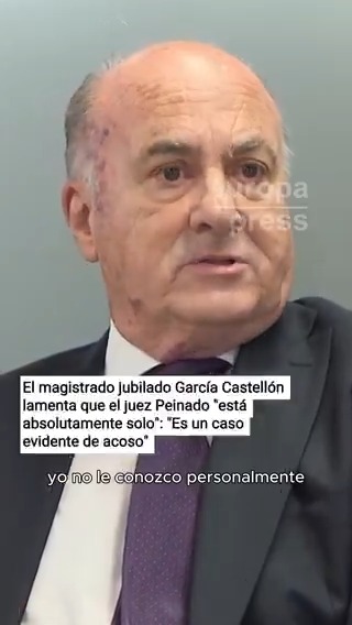 El juez García Castellón defiende al juez Peinado, que investiga a Begoña Gómez, y lamenta que se encuentra "absolutamente solo" y padece "un caso evidente de acoso": "A mí él me da mucha pena"