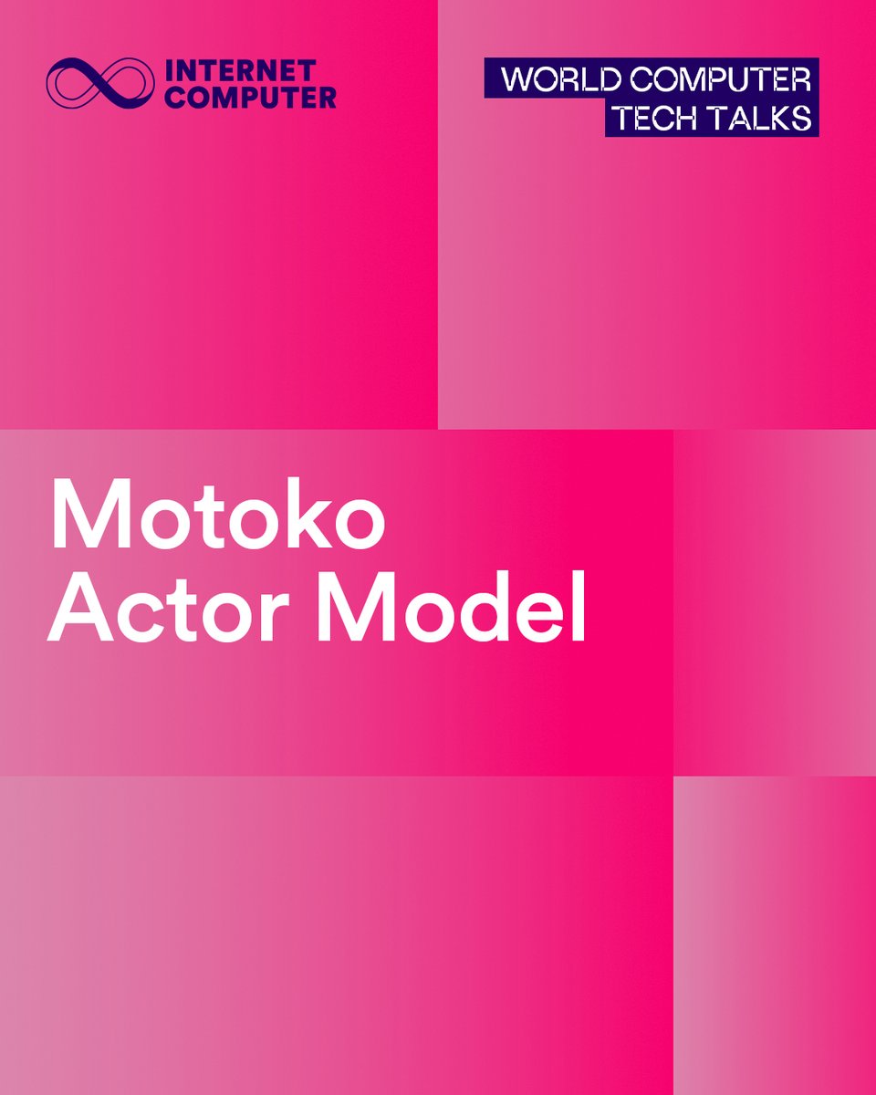 We didn't adapt an existing language for blockchain. We built one from scratch. Meet Motoko. Designed specifically for the Internet Computer. Why? Because cramming blockchain into JavaScript or Rust leaves ugly seams. Clumsy libraries. Security nightmares. The secret sauce? The Actor Model: No race conditions No deadlocks Async programming that feels like writing sequential code This isn't theoretical. It's how we make blockchain development actually... easy.