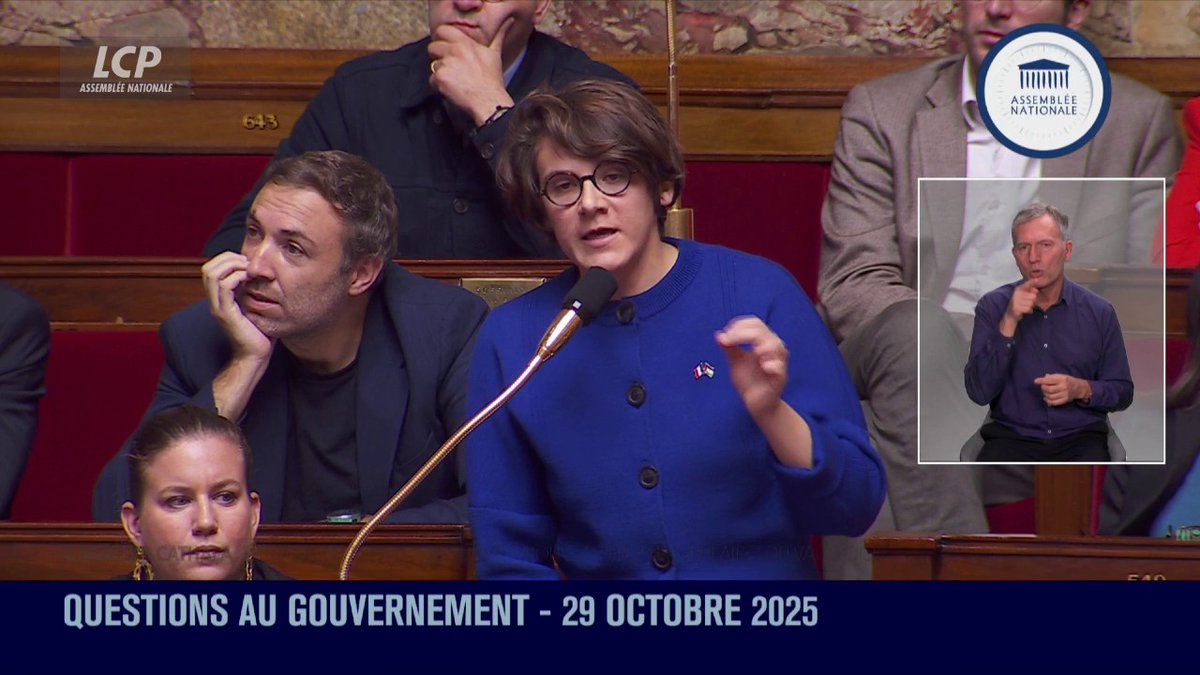 "Israël a violé 80 fois le cessez-le-feu, le cessez-le-feu n'existe plus, et vous n'avez prononcé à ce jour aucune sanction à l'encontre d'Israël !", s'indigne Gabrielle Cathala. #DirectAN #QAG