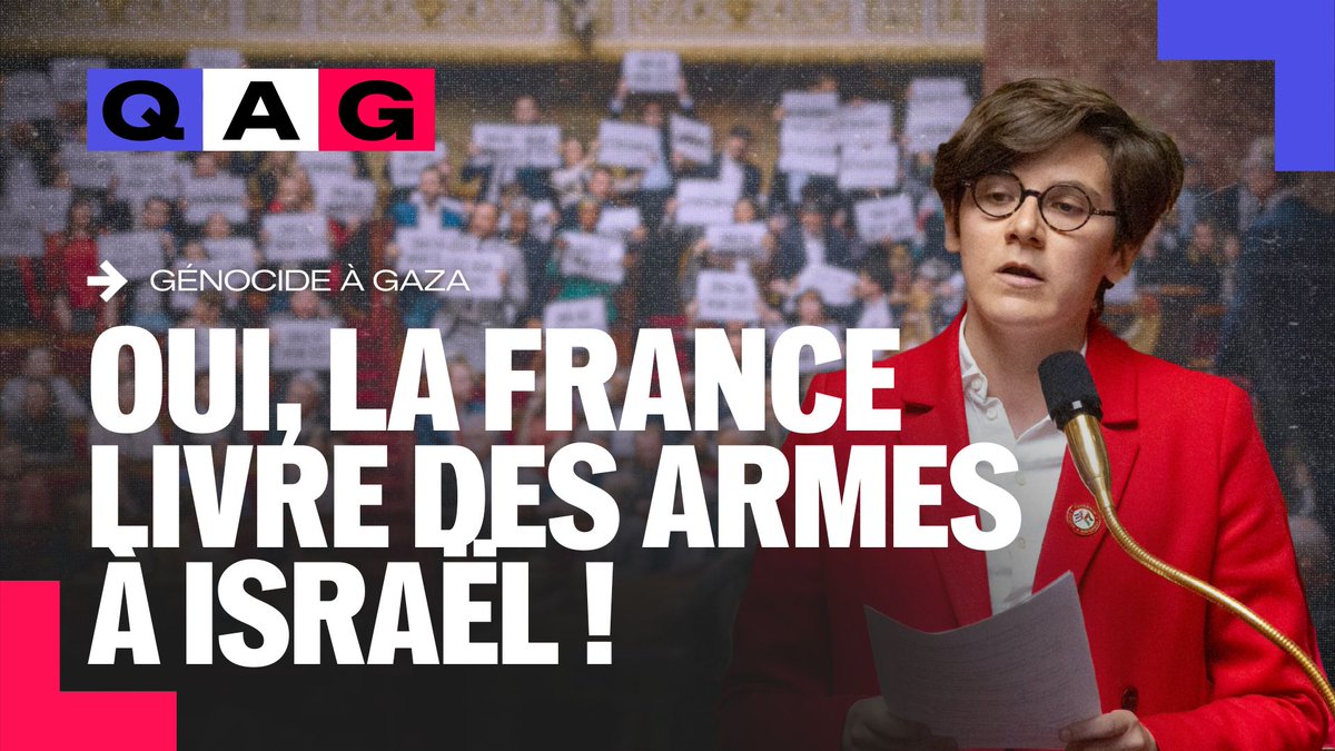 🔴🗣️ URGENT : Gabrielle Cathala dénonce la complicité du gouvernement français face au génocide à Gaza. « L’entreprise génocidaire de Netanyahou se poursuit. Et que fait la France ? Vous ne décrétez toujours aucune sanction. Pire, la France livre des armes à Israël. Pourquoi notre pays a-t-il reconnu l’État de Palestine, si ce n’est pas pour agir aux conditions de son existence réelle ? » #QAG #DirectAN