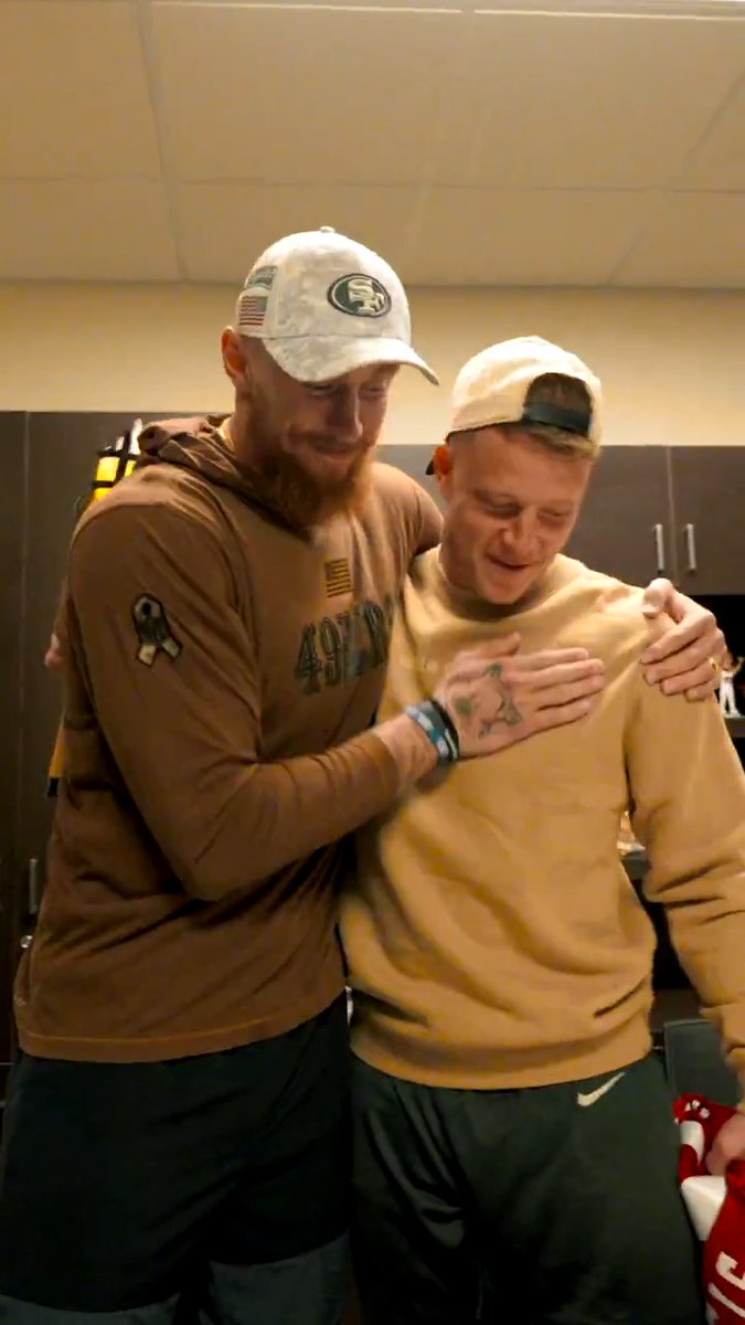 George Kittle is proudly passing the torch 🥹 #SaluteToService