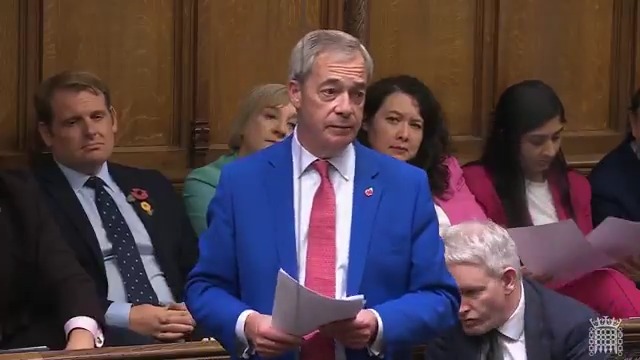 BREAKING NEWS Parliament just voted against my Bill to leave the ECHR. Only Reform UK will put the interests of the British people first. This is what I had to say in the House of Commons today. ⬇️