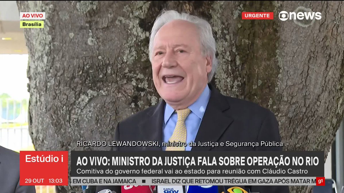 "GLO, primeiro, tem que ser requerida formalmente pelo governador, não é uma ação espontânea do governo federal ou do presidente da República", diz ministro da Justiça, Ricardo Lewandowski. #Estúdioi ➡️ Assista à #GloboNews: