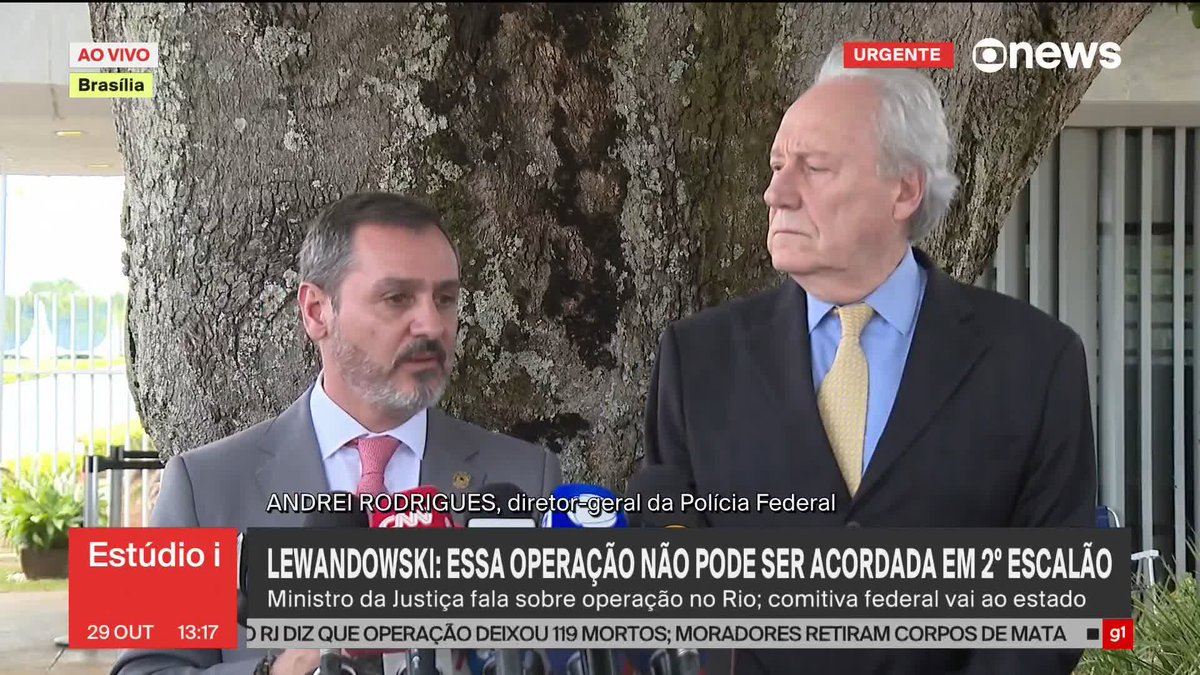 Diretor da Polícia Federal, Andrei Rodrigues diz que equipe do RJ avaliou que não fazia sentido participação em megaoperação no Rio. "A deflagração dessa operação não nos foi comunicada". #Estúdioi ➡️ Assista à #GloboNews: