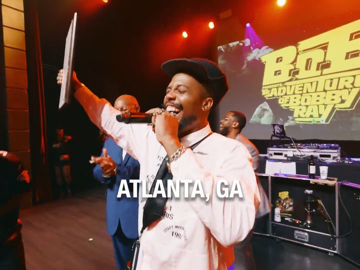B.o.B receives an official Proclamation from the City of Atlanta. 📜 The rapper was recognized for his musical excellence, creative innovation and lasting impact on Atlanta’s global music legacy during a sold-out show at the Buckhead Theatre on Oct. 24. Councilman Byron Amos presented B.o.B with the honor as the MC returned home for the 15th Anniversary of B.o.B Presents: The Adventures of Bobby Ray tour.