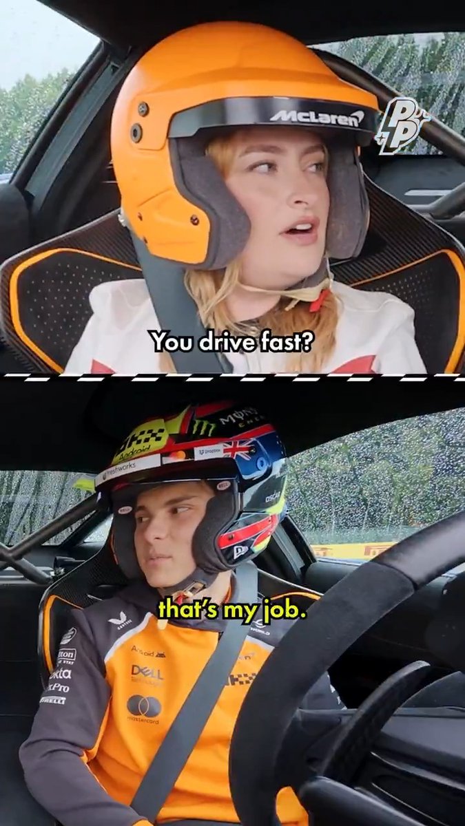 F1 drivers only know one speed... FAST 💨 Oscar Piastri gives Amelia Dimoldenberg a lesson in speed in the latest episode of Passenger Princess, out now on her YouTube channel! 📺 #F1
