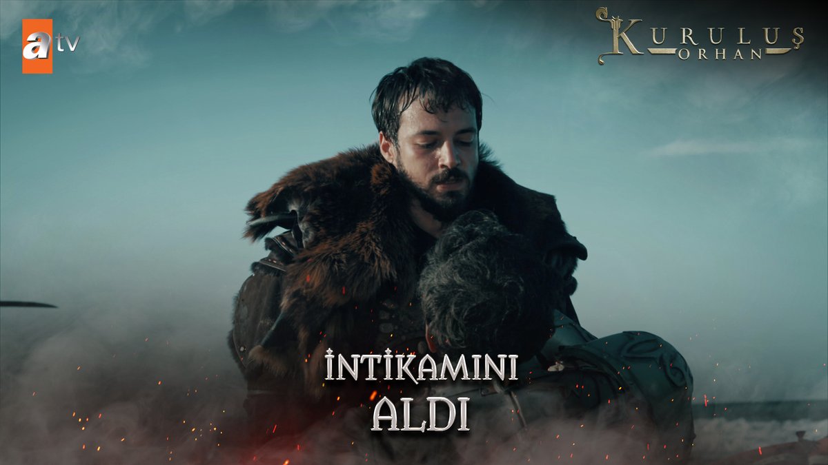 İntikamını aldı⚔️ Orhan Bey, Flavius’un kardeşi Octavius’u öldürüyor. #KuruluşOrhan atv