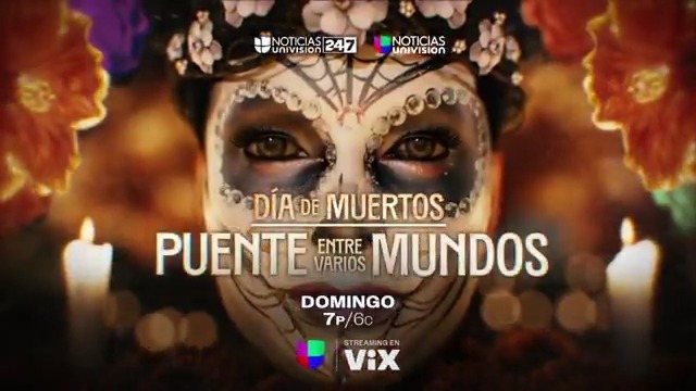 🎥 Noticias Univision presenta 'Día de Muertos: Puente Entre Varios Mundos', conducido por ilia calderon, un #especial lleno de color, emoción y significado. 🗓️ Este domingo, 2 de noviembre, a las 7 p.m. ET / 6 CT. 📺 📲 💻 Por Univision y @ViX.