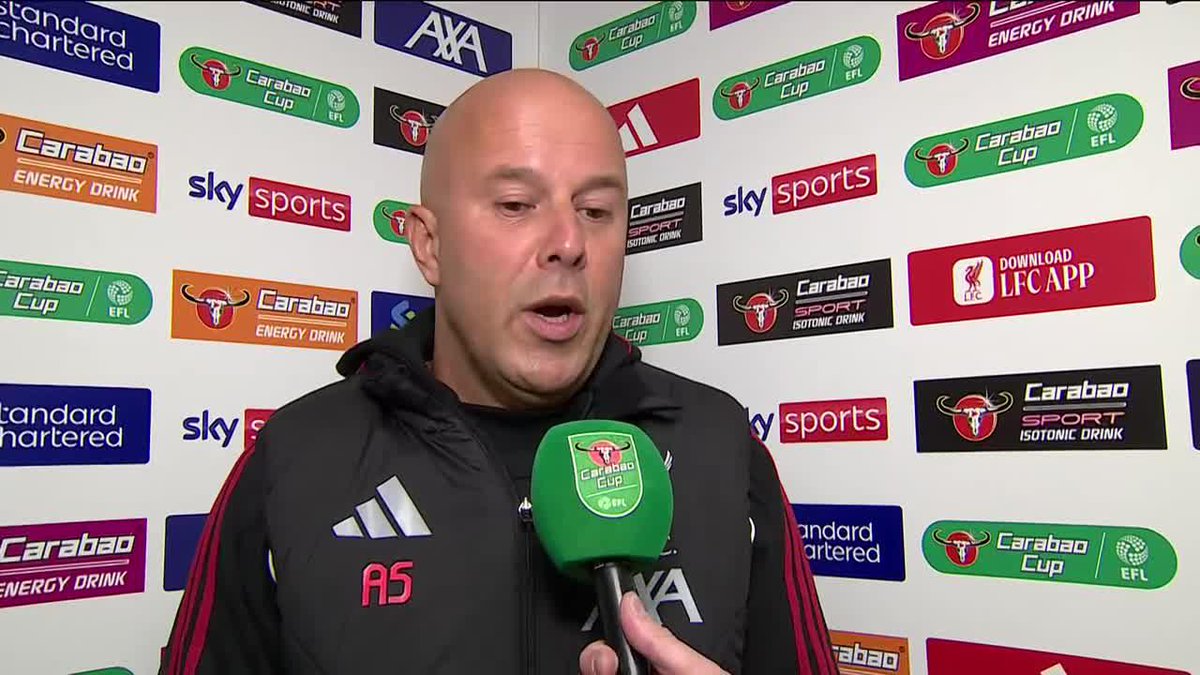 “There are multiple reasons why we haven’t won as much… but none of them excuse losing so many games.” Arne Slot reflects on Liverpool’s poor run of form and the thinking behind heavy squad rotation in the Carabao Cup 👀