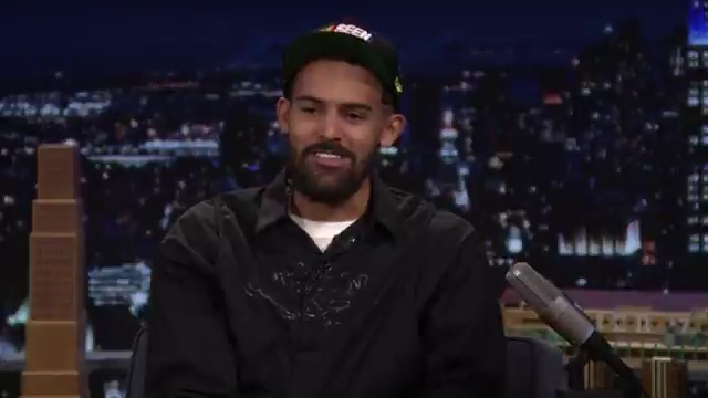 Trae Young was on The Tonight Show last night with Jimmy Fallon and talked about how he got his nickname “Ice Trae.” 🧊