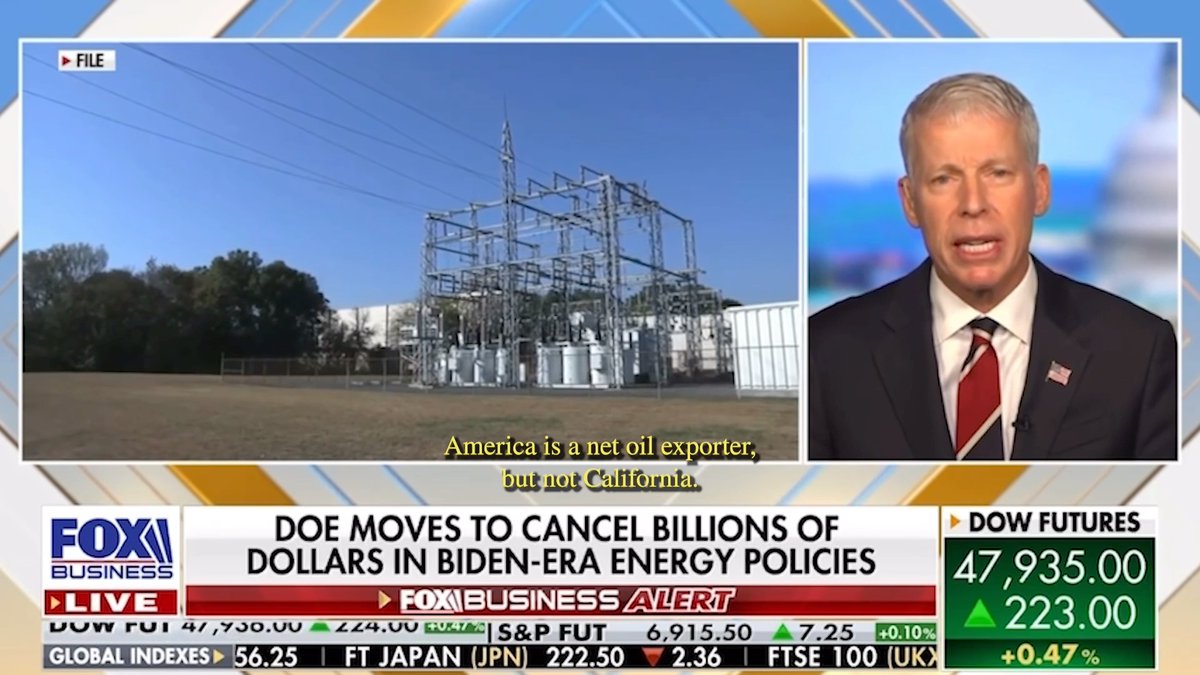 California is one of the largest consumers of oil and gas in the country. The noise about climate change is political posturing. They’re doing nothing about climate change, but they are making energy more expensive in California!