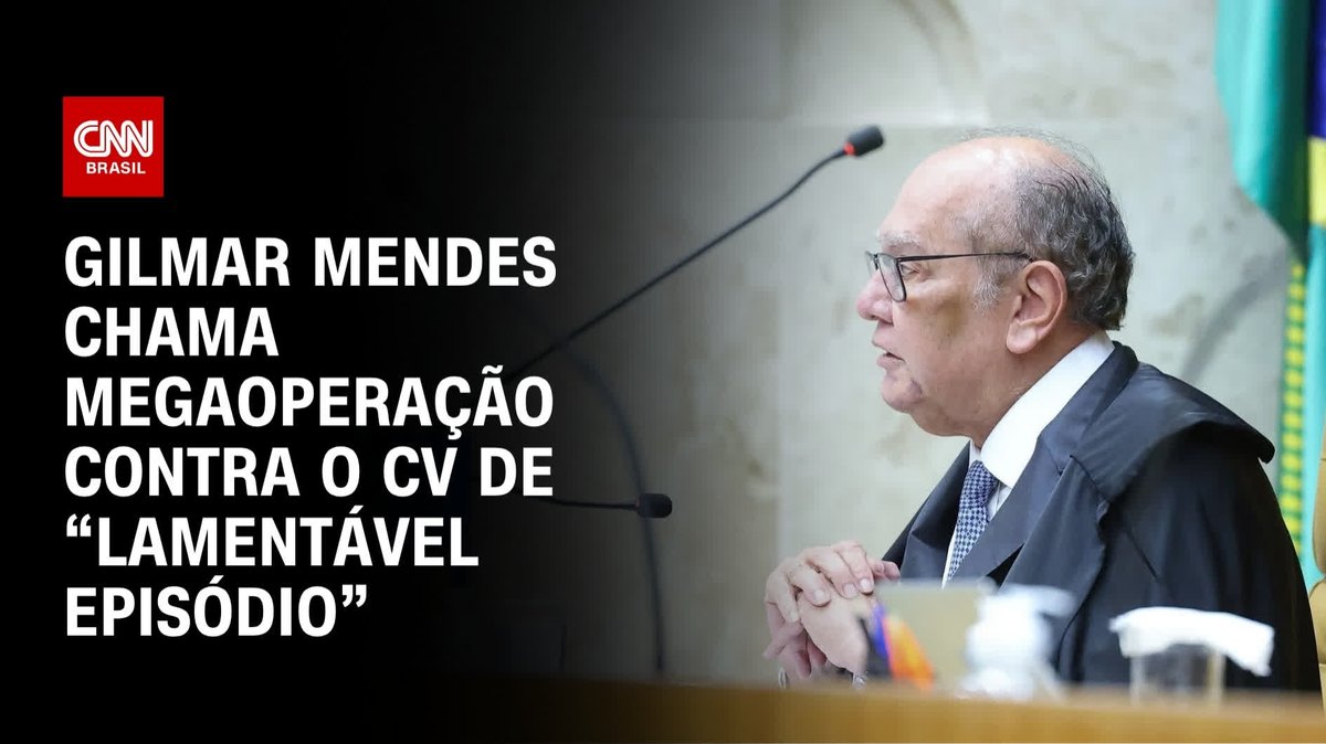 CNN: Gilmar classifica operação como “lamentável episódio”; Lamentável é ouvir uma coisa dessa de um juiz. PRESIDENTE DOS TRAFICANTES