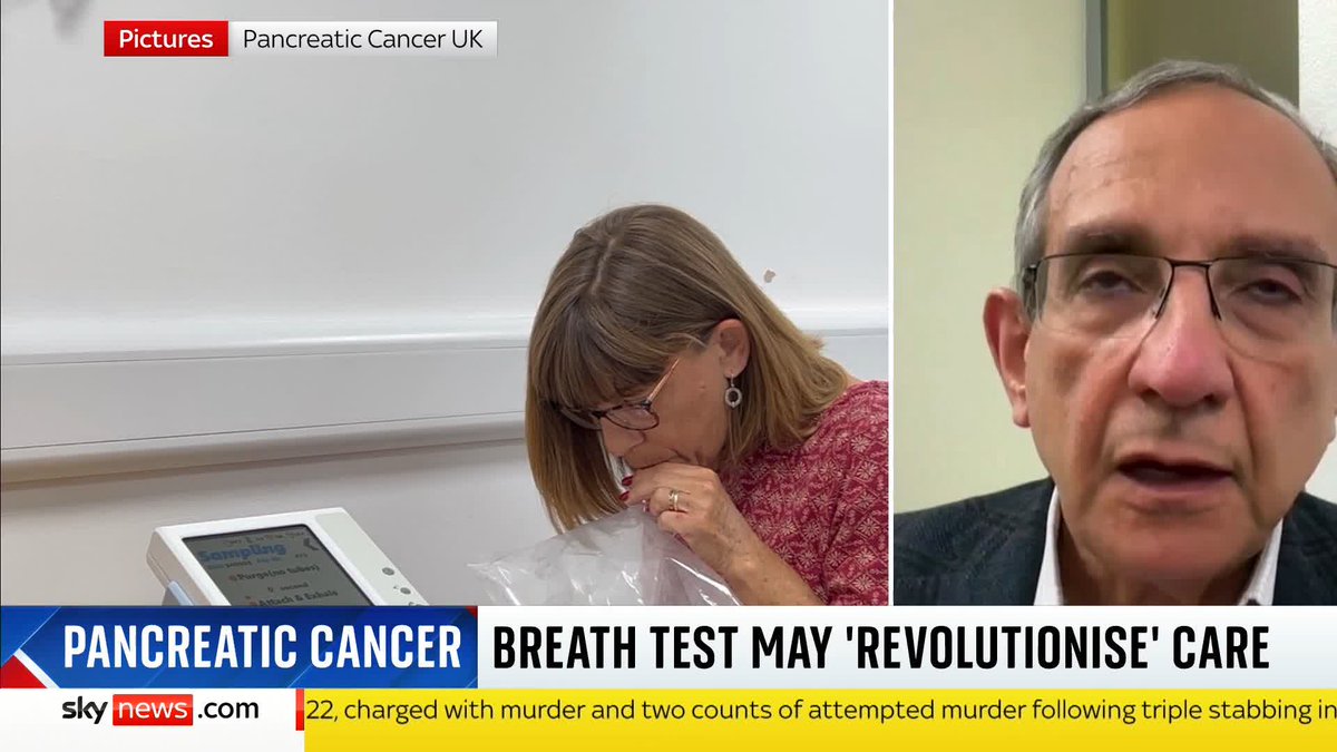 'If we can shift this into people with early cancer diagnosis, then more people will be offered curative treatment and potentially survive' Professor George Hanna tells Sarah-Jane Mee about a breath test which may 'revolutionise' cancer diagnosis 📱
