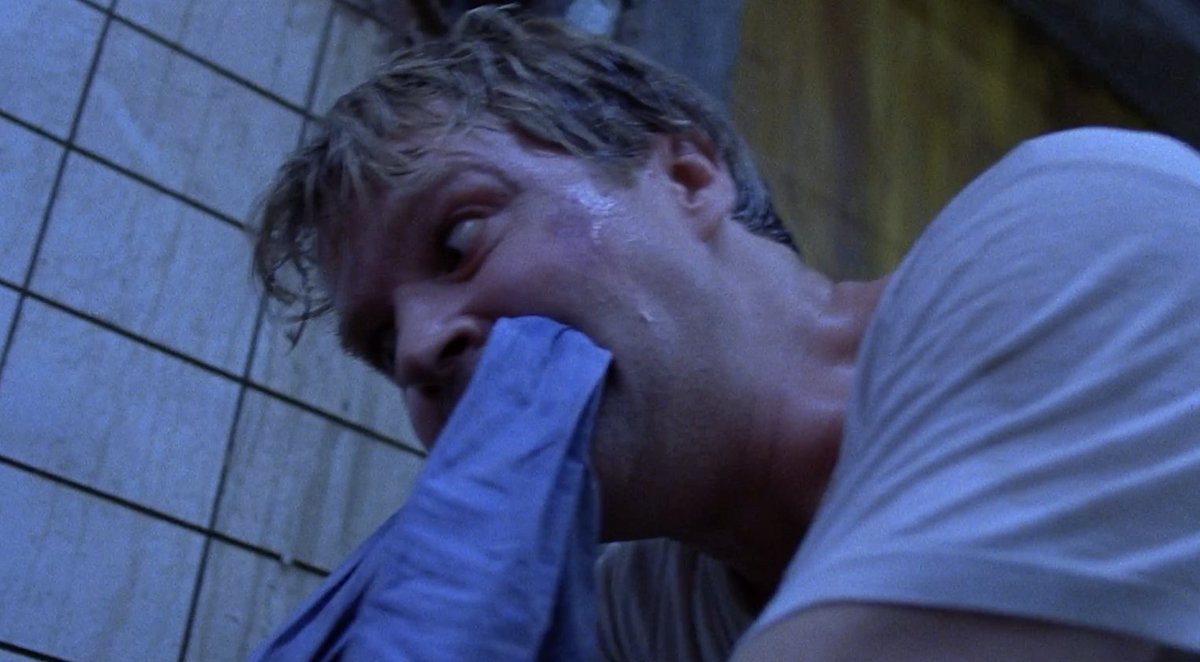 21 years ago, Lawrence put his foot down. smart guy. #Saw