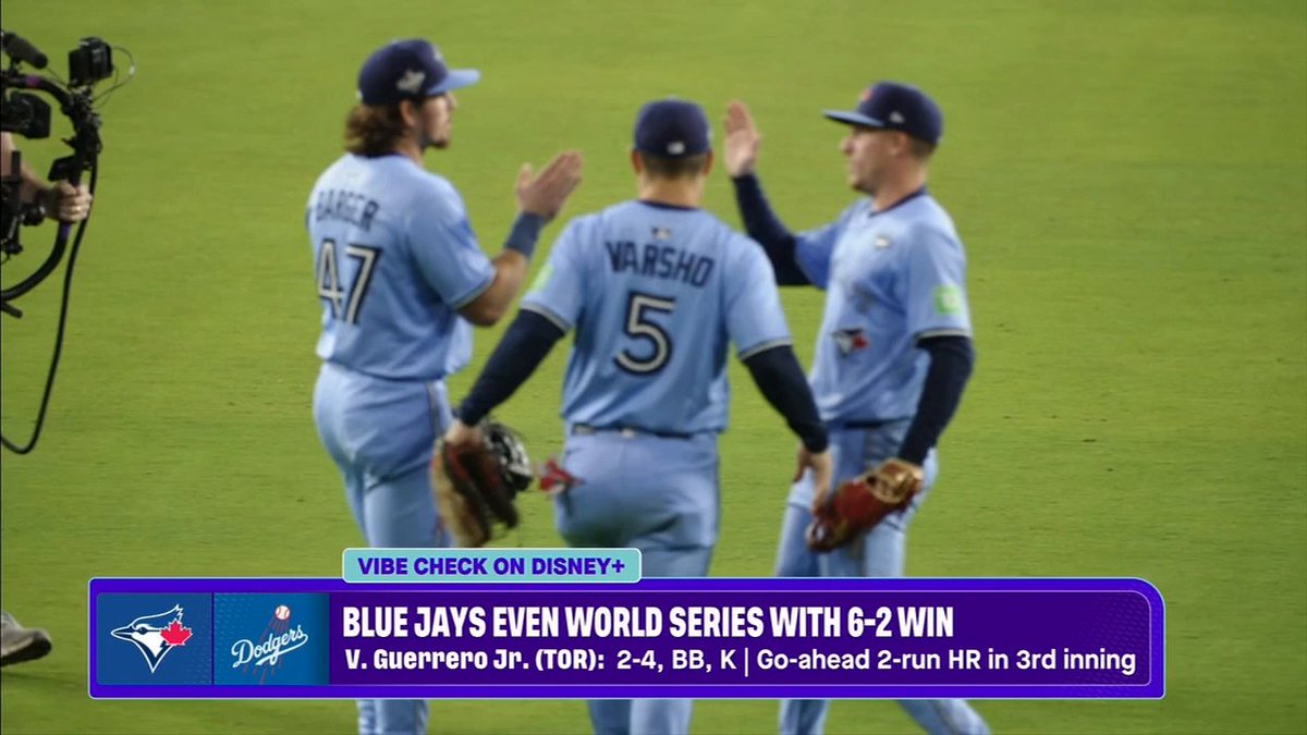 The World Series is HEATING UP 🔥 Jessica Mendoza breaks down all you need to know before Game 5 🙌 ⚾ Stream Vibe Check exclusively on Disney+