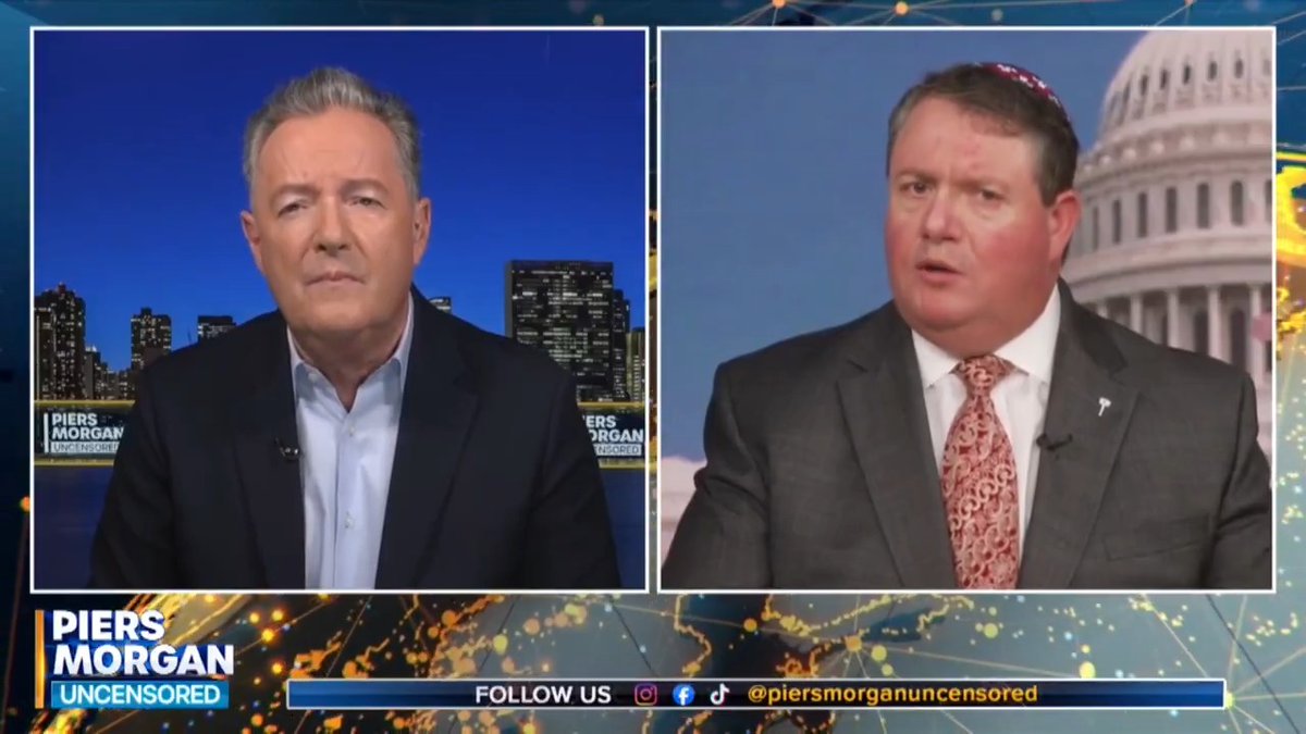 "You have to be born in America to be an American, is that your position?" Piers Morgan questions Rep. Randy Fine on why he wants Zohran Mamdani deported. Watch more 👇 📺 Piers Morgan | Congressman Randy Fine