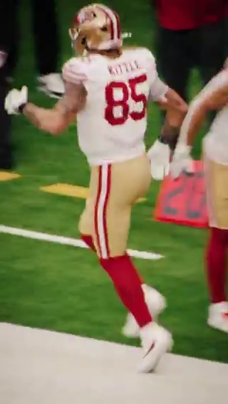 National Tight Ends Day means a Kittle mic'd up 🎙️ Full episode: @cisco | #FTTB