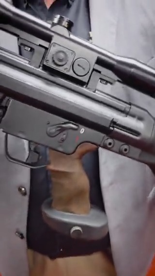 For a Metal Gear Solid collection, it doesn't get much more quintessential than Heckler & Koch 's classic sniper rifle, the PSG-1. This rare member of the G3 platform saw less than 400 imported stateside, making this modern classic as rare as it is recognizable. Good work, Eli Cuevas .