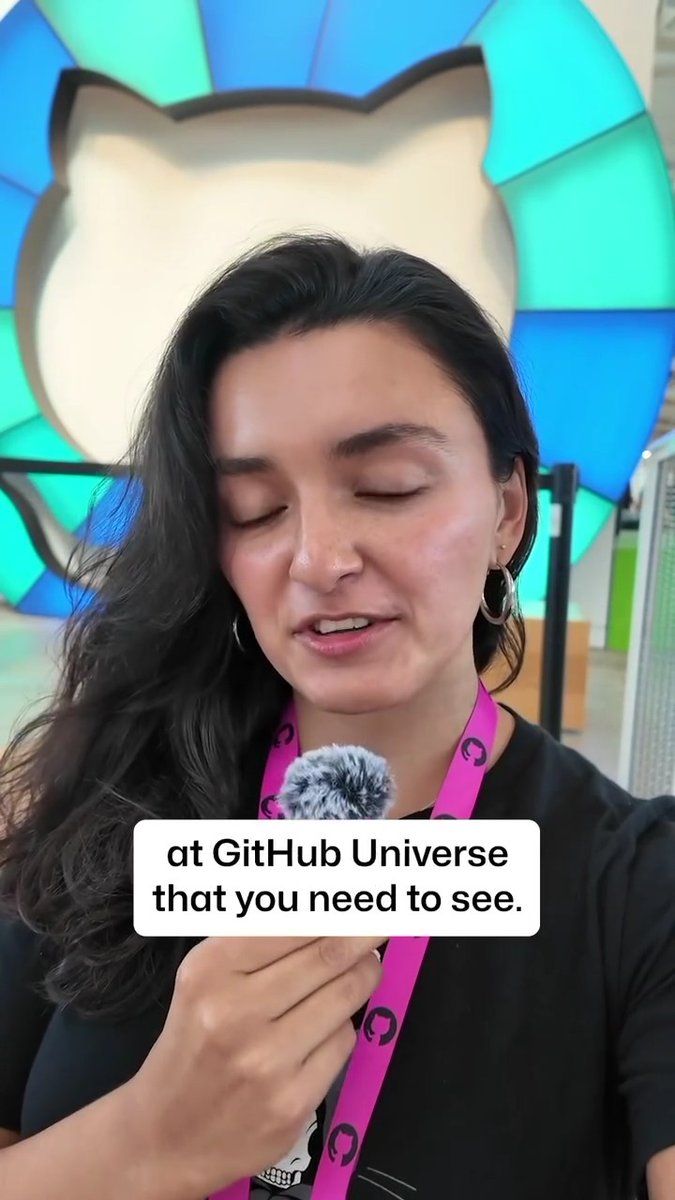 Take a little tour around #GitHubUniverse ✨