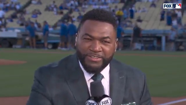 "You're one of the greatest players to have ever played this game... But you gotta go to home plate with that beastmode that you have in you, kid." David Ortiz with a message to his former teammate, Mookie Betts 🤝