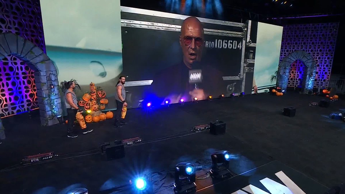 .The Invisible Hand set up a special entrance for the @YoungBucks?! Watch #AEWDynamite LIVE on TBS &amp; HBO Max