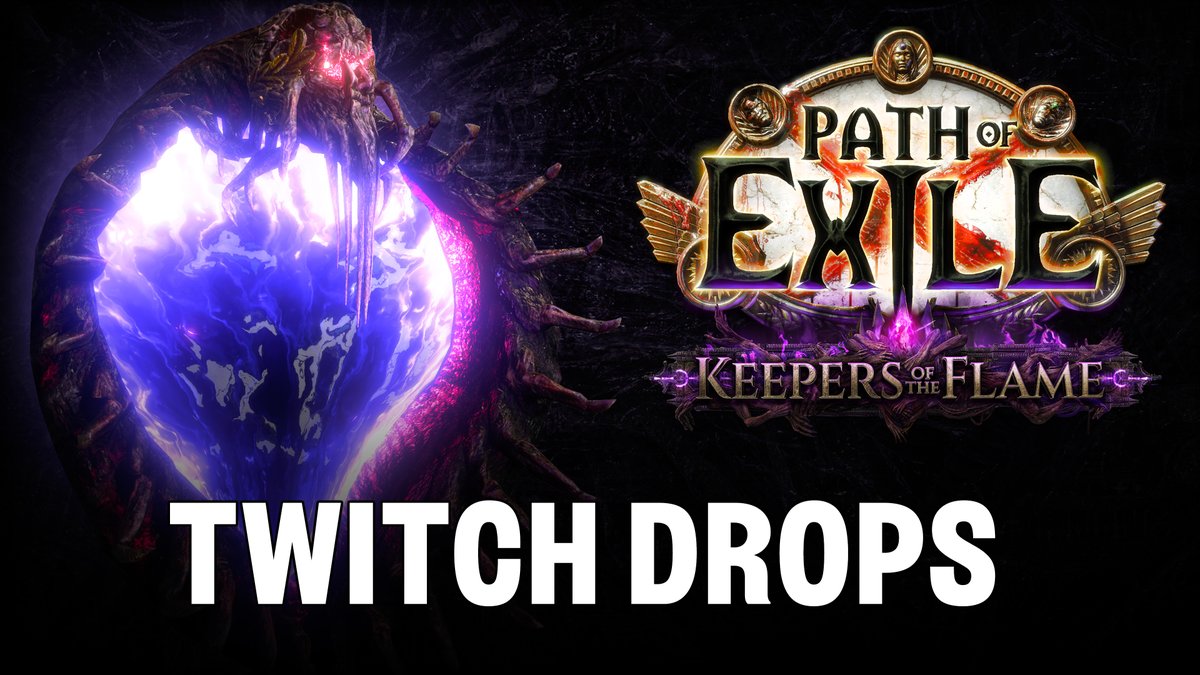 Celebrate the launch of Path of Exile: Keepers of the Flame with us by tuning into your favorite Twitch stream! We’ll be running two weeks of Twitch Drops, including a special drop campaign for community streamers.