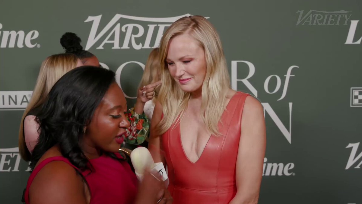 Malin Akerman jokes that they "definitely increased" the wig budget on Season 2 of "The Hunting Wives."
