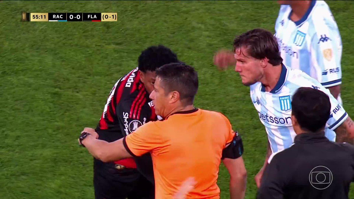 🟥 O lance da expulsão de Plata, do Flamengo. Opiniões? 🎥 TV Globo 📺 | ge