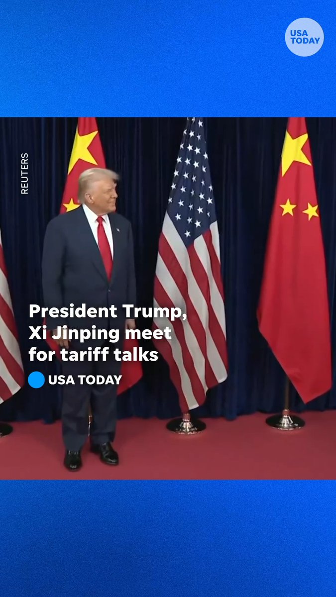 President Donald Trump meets with China's President Xi Jinping in South Korea to cap off his visit to Asia.