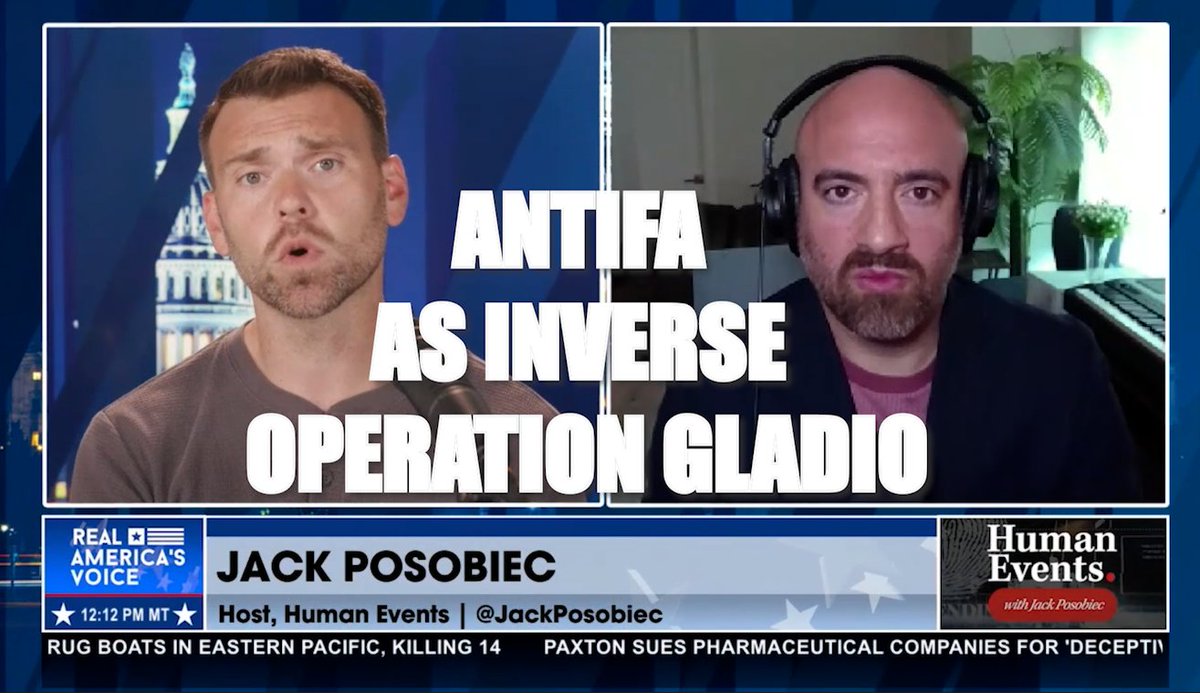 Antifa As Inverse Operation Gladio. My convo this week w/ Jack Posobiec