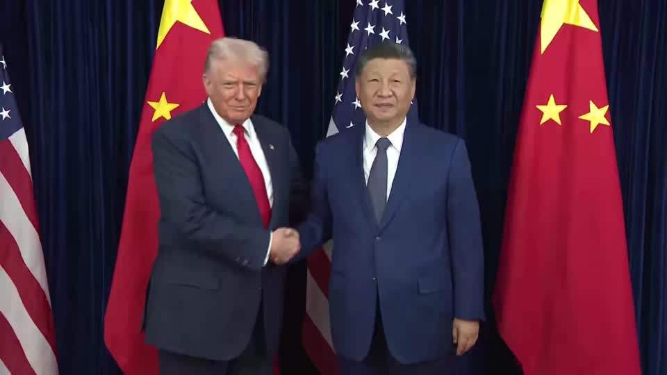 US President Donald Trump and Chinese President Xi Jinping met at a South Korean air base in Busan, where Trump described Xi as a ‘tough negotiator’ and expressed optimism about their talks