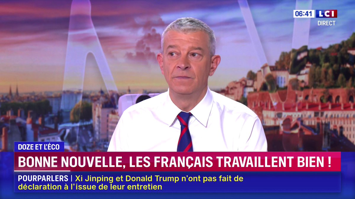 🗣️ Bonne nouvelle, les Français travaillent bien ! - "C'est positif parce que les gains de productivité c'est le seul, l'unique, vrai moteur du pouvoir d'achat et des salaires." 🔴 L'édito éco de Nicolas DOZE - LCI