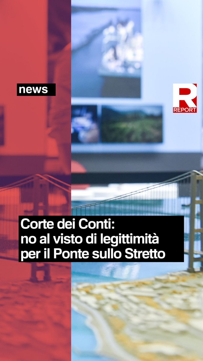 La sezione centrale di controllo di legittimità su atti del Governo e delle amministrazioni dello Stato della Corte dei conti non ha ammesso al visto e alla conseguente registrazione la Delibera Cipess n. 41/2025 del Ponte sullo Stretto.