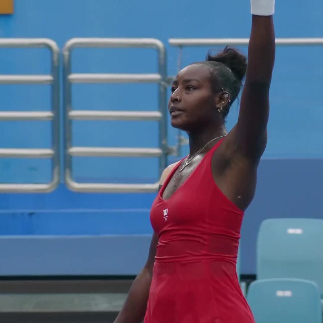Comeback complete ✅ Alycia.parks makes it to the quarterfinal in Jiujiang after beating Juvan 1-6, 6-1, 6-1. #JiangxiOpen