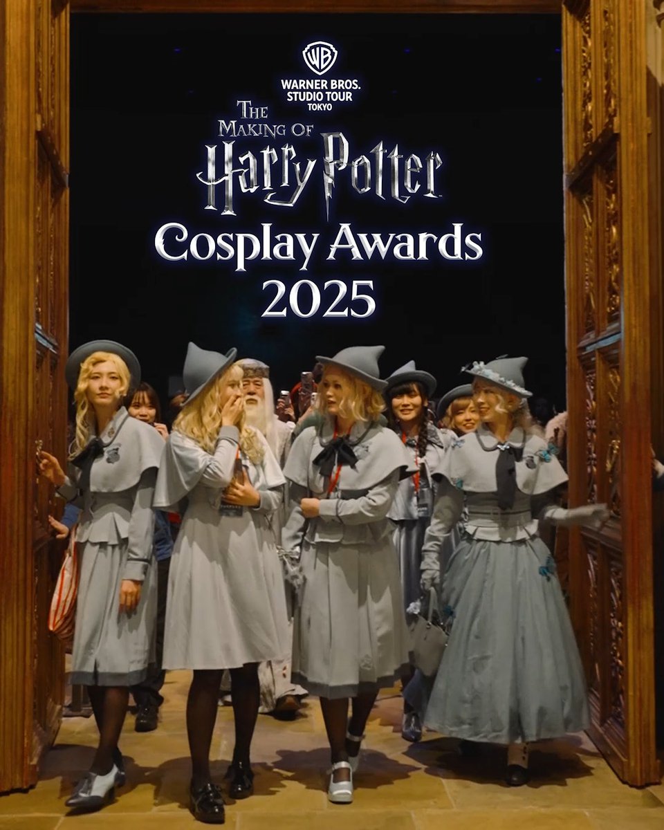 🏆 #ハリポタツアーコスプレアワード 🏆 イベントハイライトを公開! ✨ コスチュームデザイナーのローラン・ガンシーさん、MCサッシャさん、 そして多くのコスプレイヤーが集結した魔法の夜🪄 華やかな衣装と熱気に包まれた #スタジオツアー東京 の様子を、ぜひ映像でご覧ください🎥✨