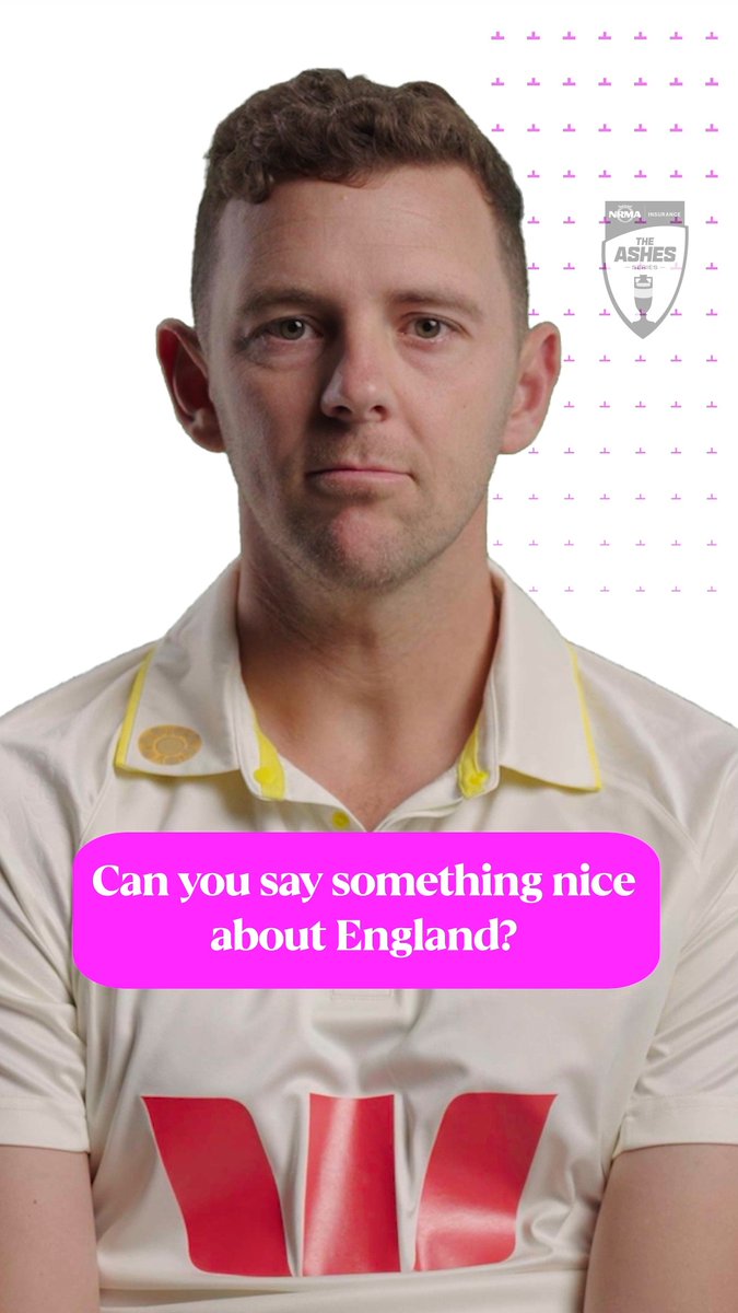 The Australia squad trying their best to say something nice about England... 😅🏏