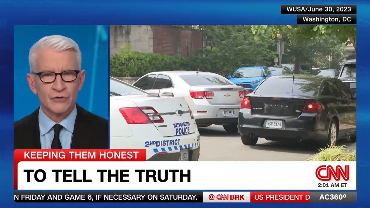 CNN’s Anderson Cooper spent the first eleven minutes of his show covering this last night and even put out the key parts here on this platform. Journalism. Bravo.