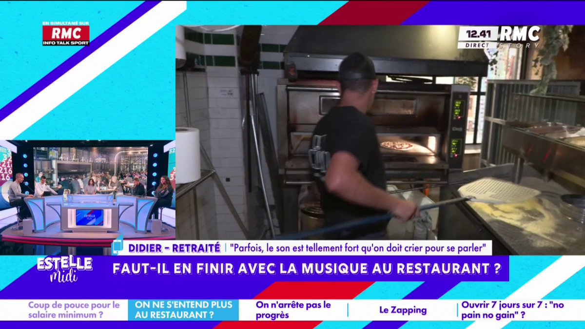 🎶 Faut-il en finir avec la musique au restaurant ? 📞 Didier : "J'ai osé le dire et le serveur l'a pris de haut en me disant "non, c'est comme ça" ! Il n'a pas voulu baisser le son... On était obligé de crier pour s'entendre ! J'avais qu'une envie : partir !" #EstelleMidi