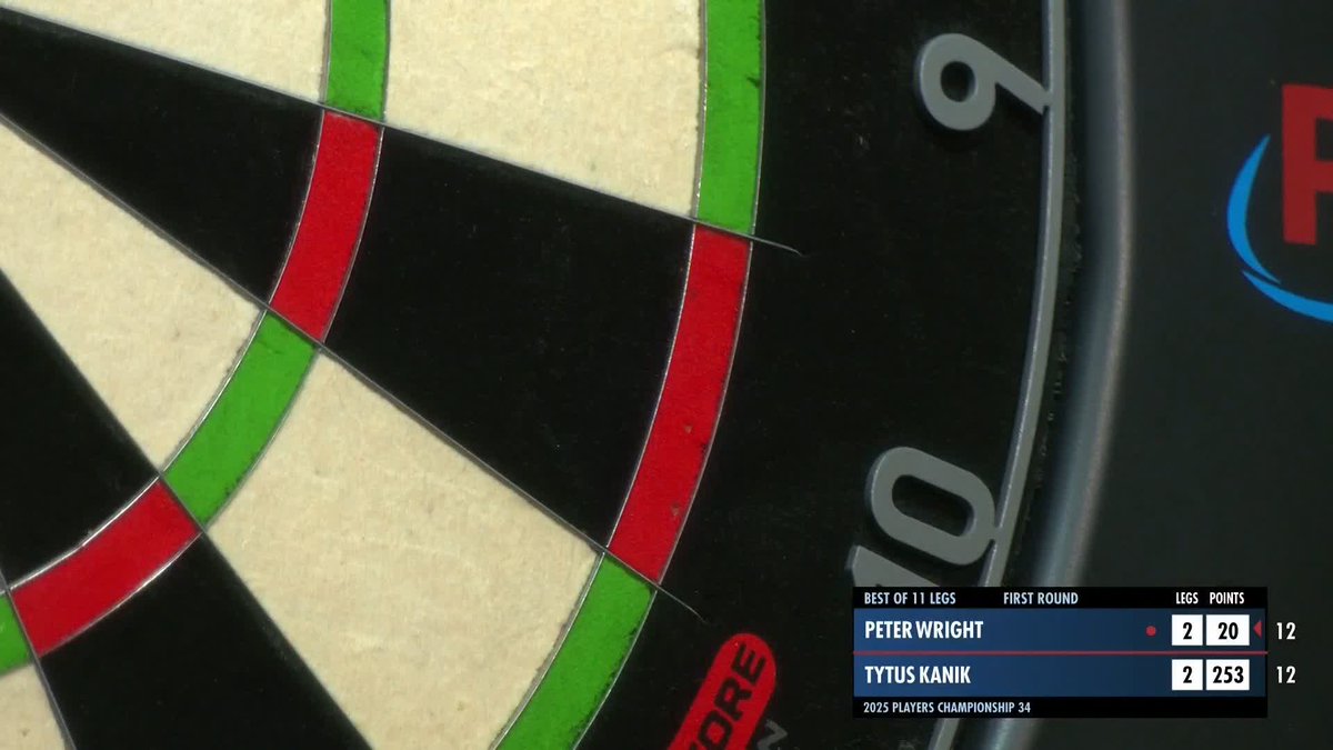 WRIGHT GETS IT WRONG! 😂 It took Peter Wright two visits to work out he was on double ten, but he still wins the leg! One of the most bizarre legs you will ever see! 😅 📺 #PC34